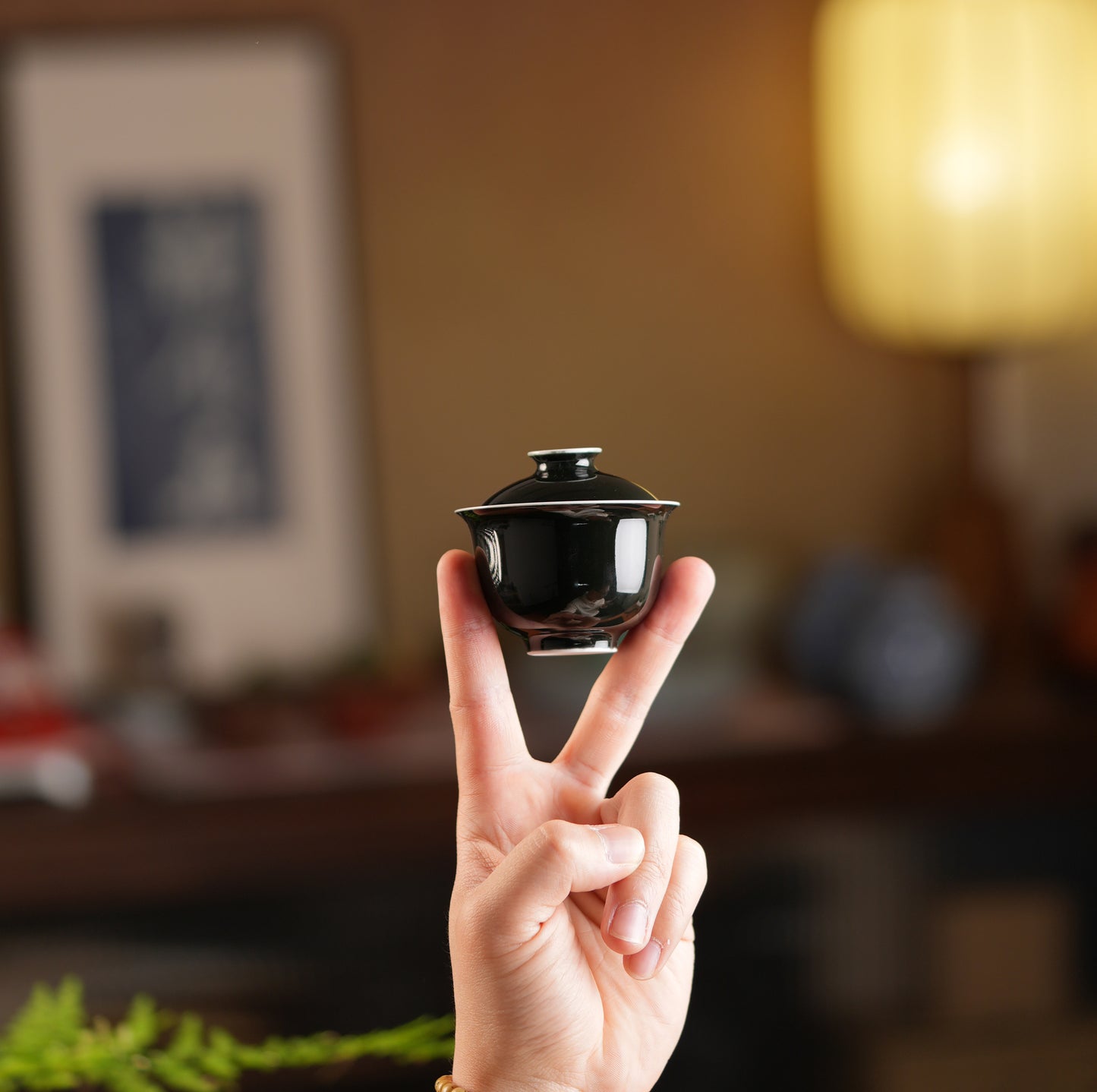 Teaware - Mini Gaiwan set (Black, 60cc)