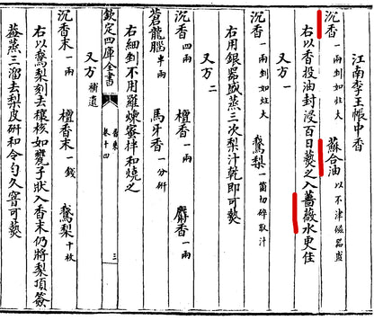 Traditional Blended Incense - Emperor Li's Sleeping Incense
