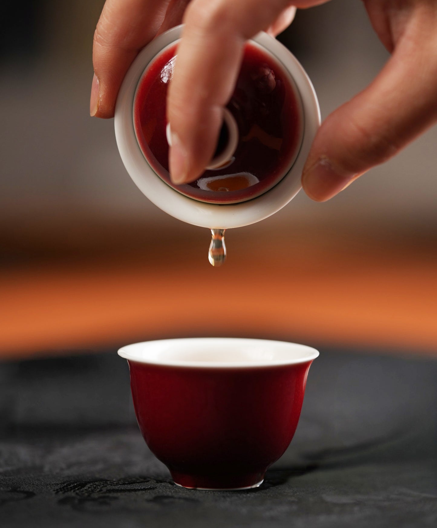 Teaware - Mini Gaiwan set (Red, 50cc)