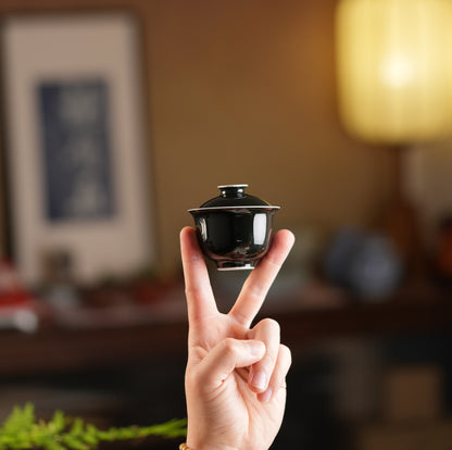 Teaware - Mini Gaiwan set (Black, 60cc)