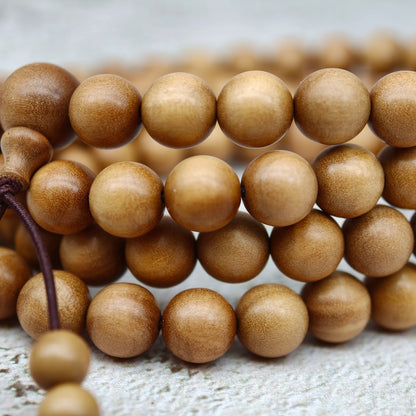 Bracelet - Mysore Sandalwood (8 mm × 108 beads)