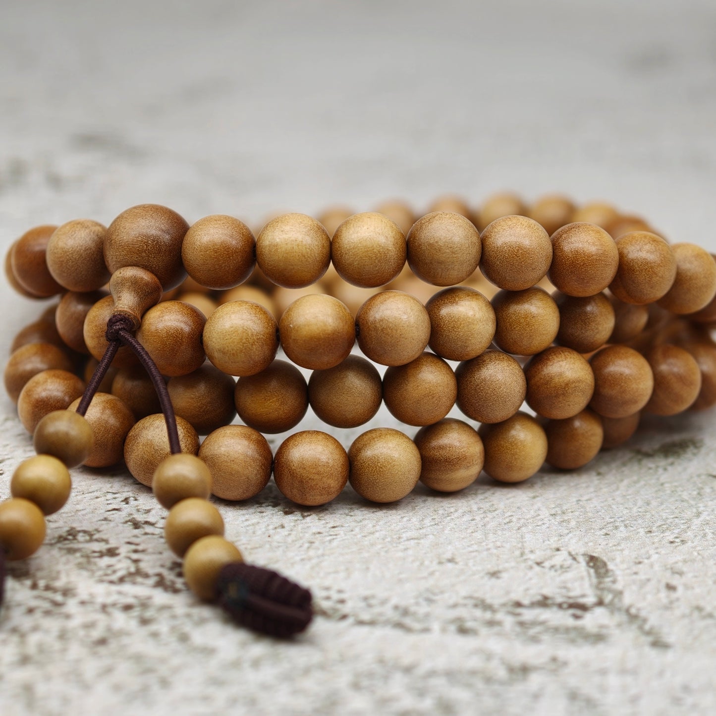 Bracelet - Mysore Sandalwood (8 mm × 108 beads)